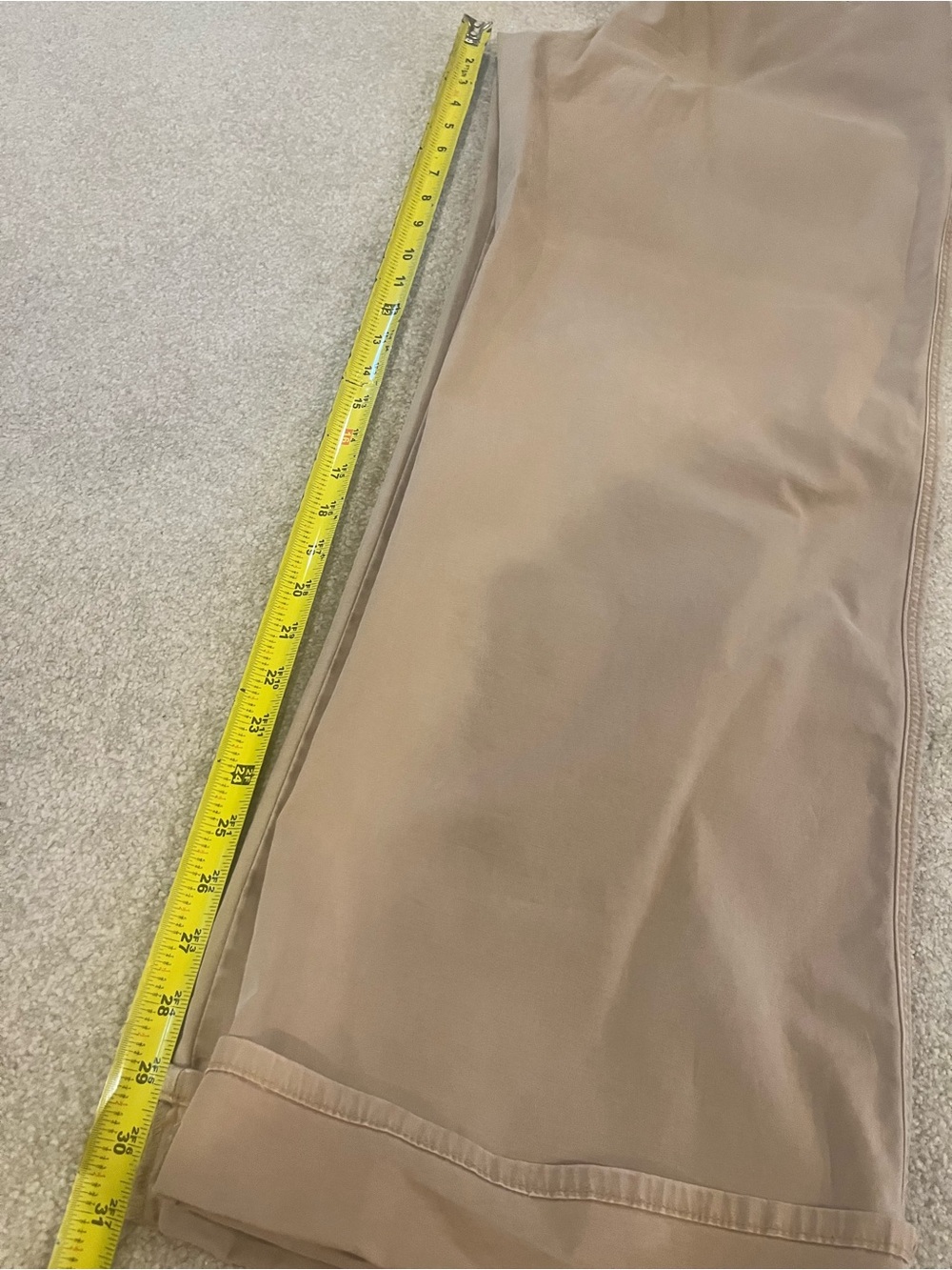 Veronica Beard Beige High-Rise Pleated Pants - Picture 5 of 6